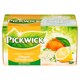 obrázok 2 z Pickwick Fruit Fusion Ovocnobylinný čaj s citrusovým oplodím a kvetom bazy čiernej 20 x 2 g (40 g)