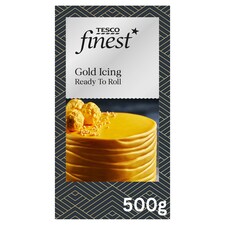Tesco Finest Gold Icing Ready To Roll Icing 500G