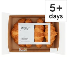 Tesco Finest All Butter Croissants 4 Pack
