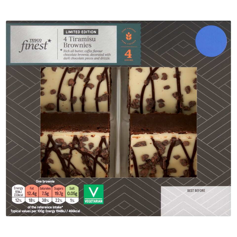 Tesco Finest 4 Tiramisu Brownie