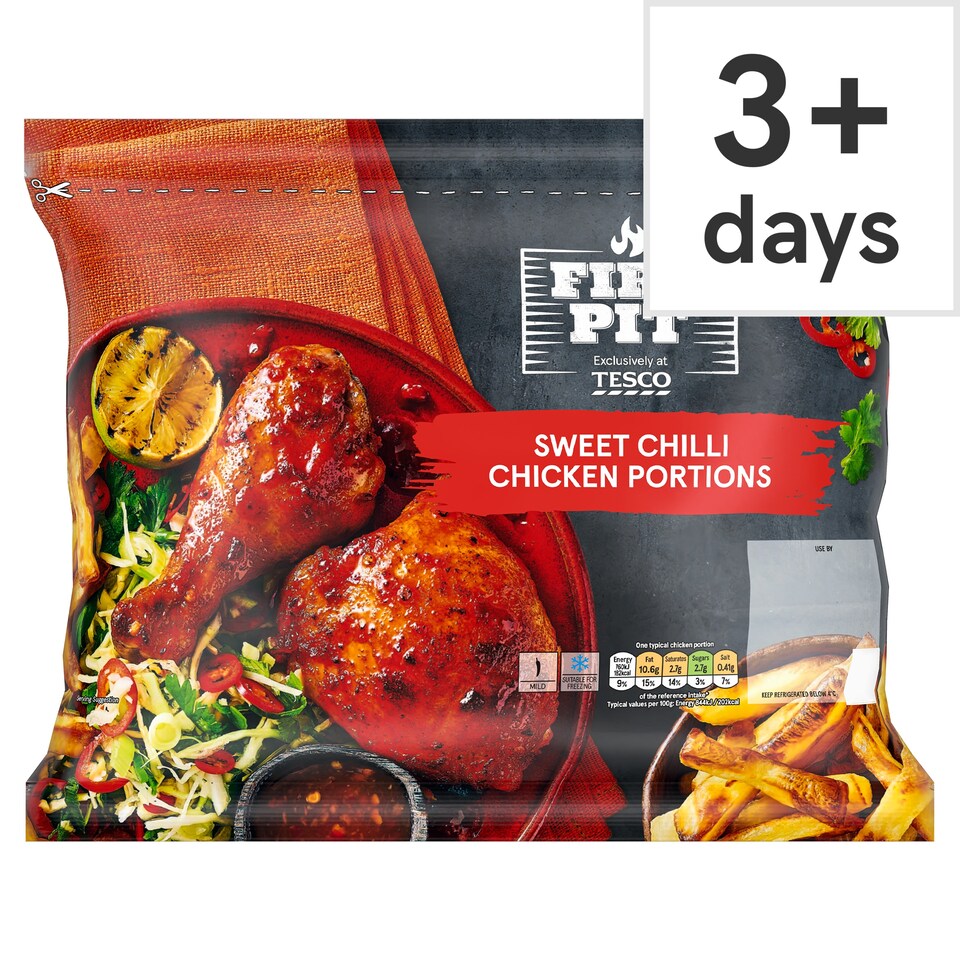 Tesco Firepit Sweet Chilli Chicken Portions 900g