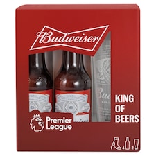 Budweiser Lager Beer Premier League Giftset