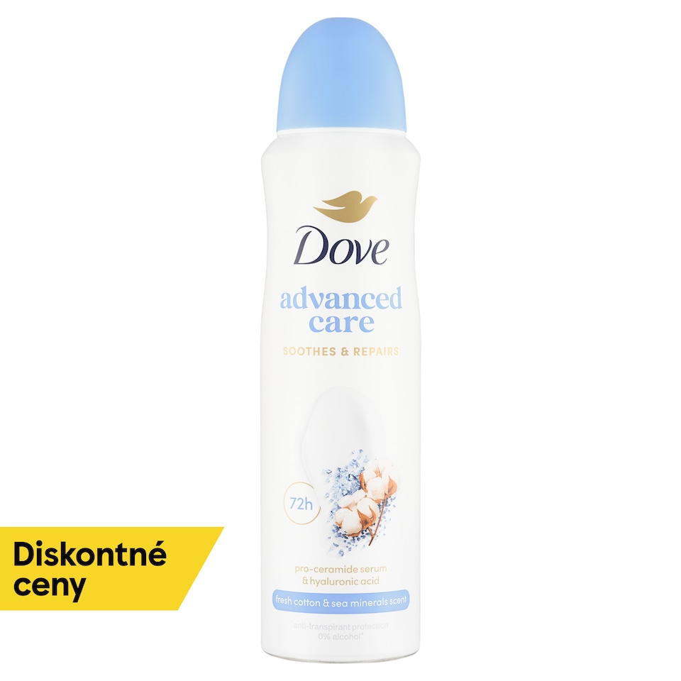 obrázok 1 z Dove AP Fresh Cotton and Sea Minerals sprej 150 ml