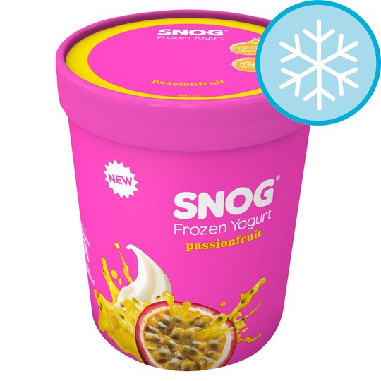 Snog Passion Fruit Frozen Yoghurt 450Ml Tesco Groceries