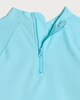 image 3 of F&F Girls 3-Piece Bondi Beach Rash Vest and Bikini Set in Turquoise