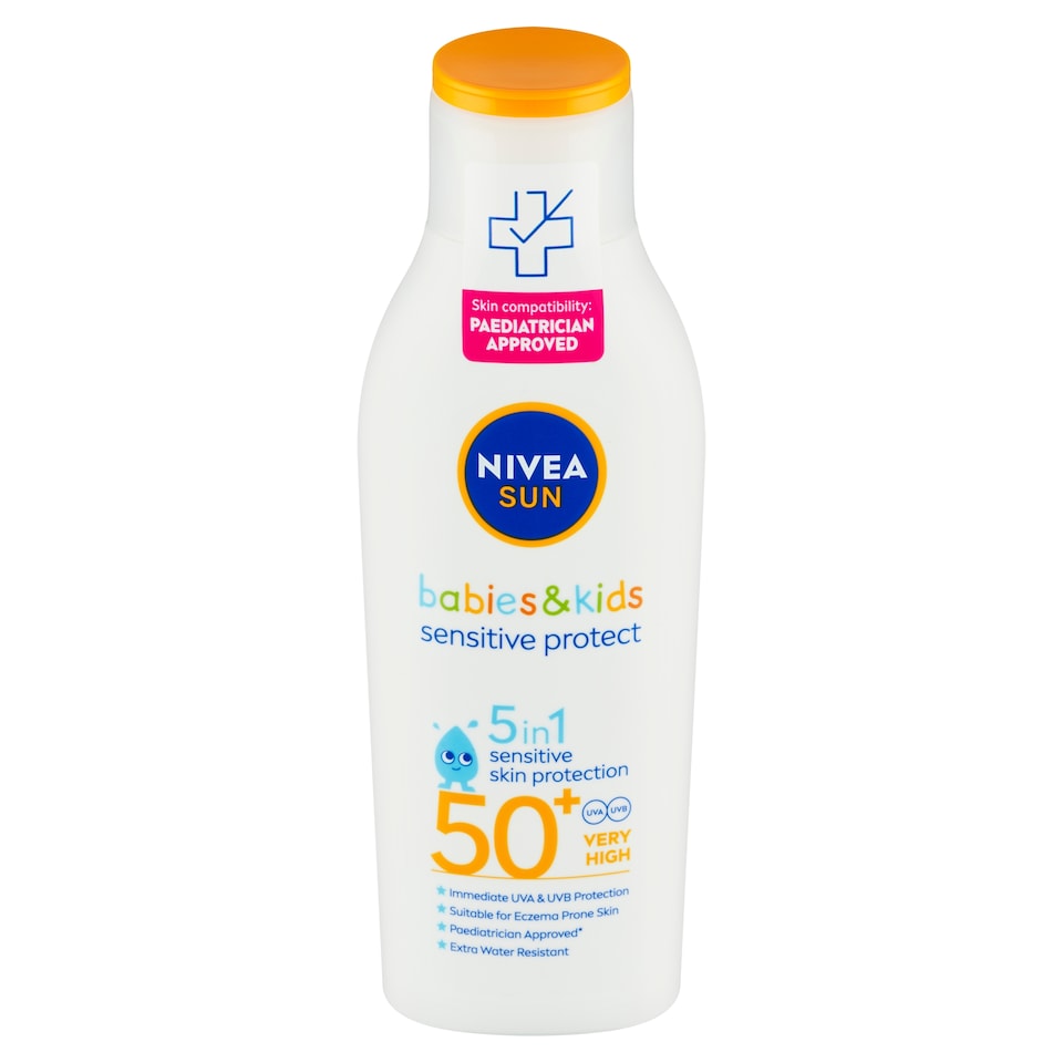 image 1 of Nivea Sun Sensitive Protect Babies & Kids Lotion SPF 50+ 200 ml
