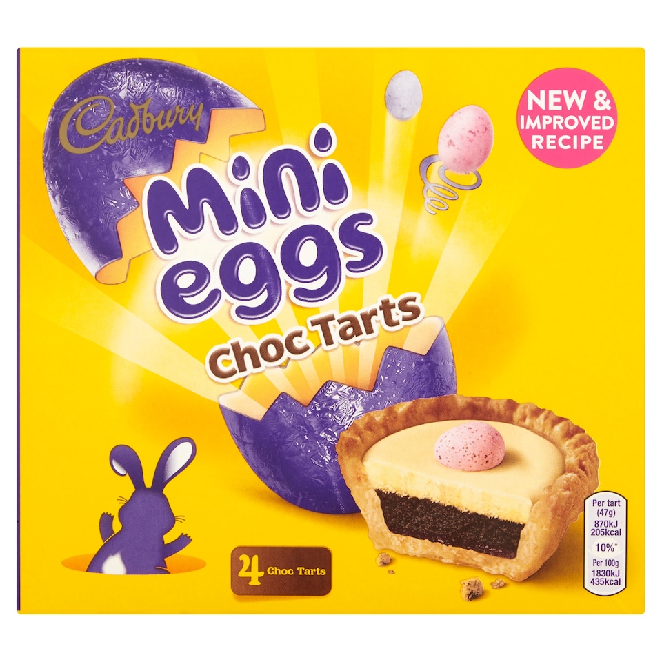 CAD MINI EGG CHOCOLATE TART 4 PACK