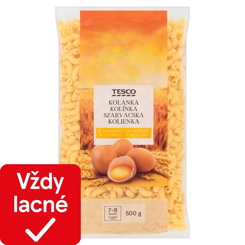 Tesco Rigatoni 4 Eggs 500 g