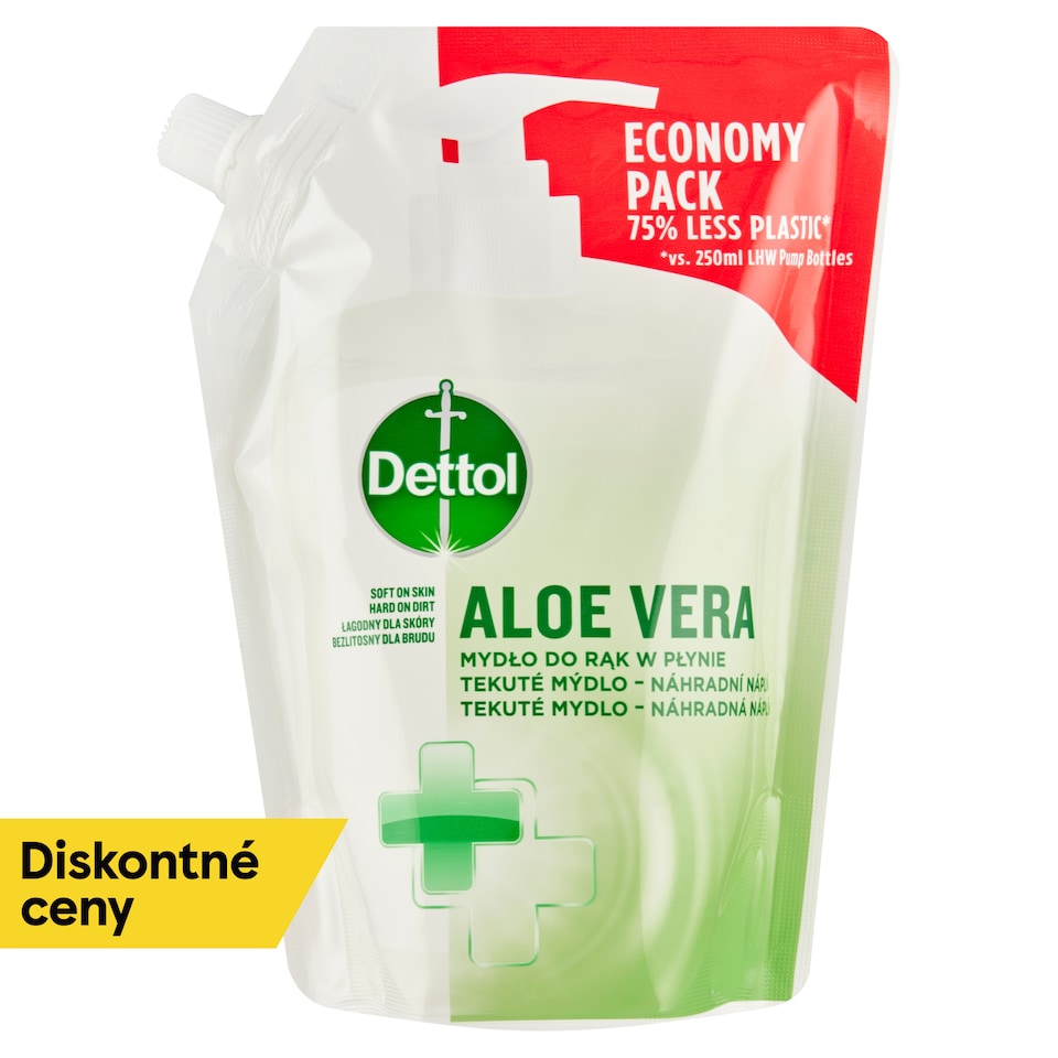 obrázok 1 z Dettol Aloe Vera tekuté mydlo - náhradná náplň 500 ml