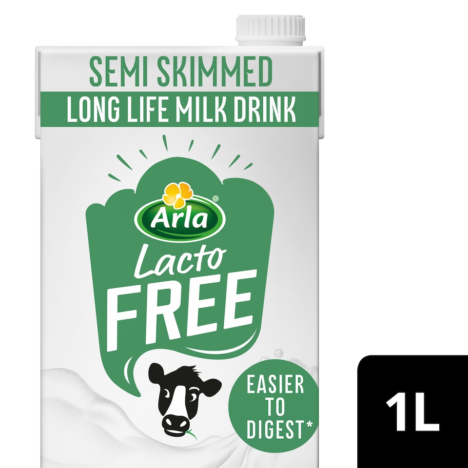 image 1 of Arla Lactofree Semi Skimmed Long Life Milk Drink 1L