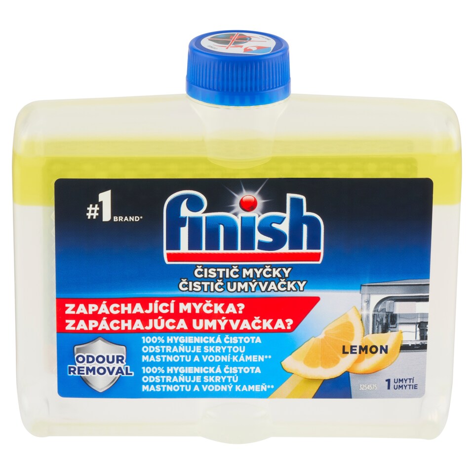 image 1 of Finish Lemon Dishwasher Cleaner 250 ml