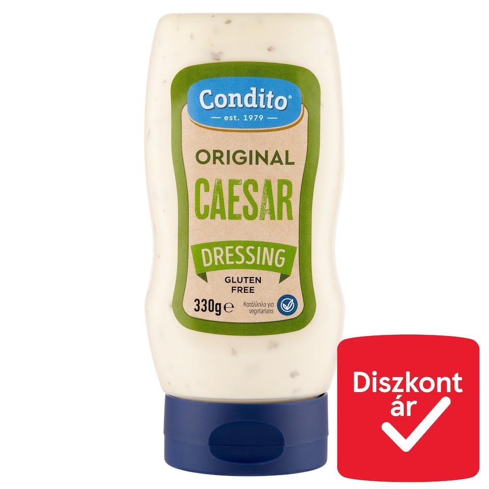 Condito Original Cézár gluténmentes dresszing 330 g  1. kép