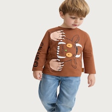 Gruffalo Pure Cotton Long Sleeved Top in Brown