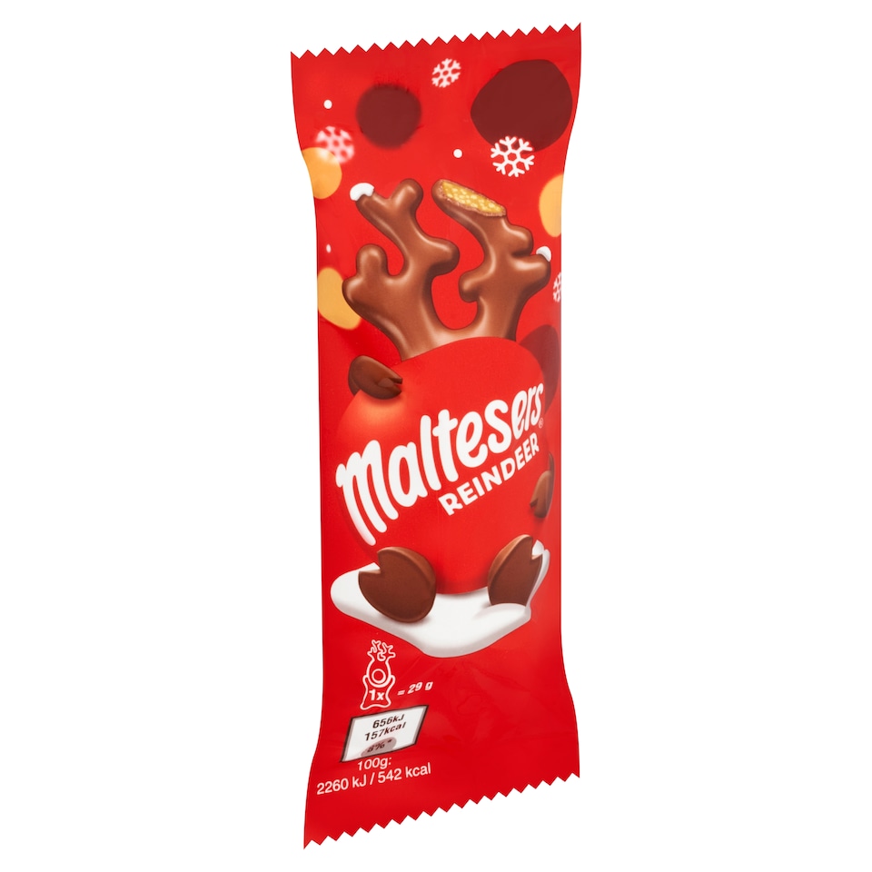 image 1 of Maltesers Reindeer Milk Chocolate with Malt Filling and Crunchy Pieces 29 g
