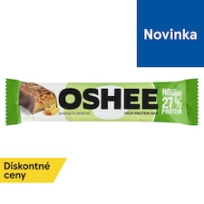Oshee Tyčinka z mliečnej čokolády s arašidovou náplňou a náplňou s karamelovou príchuťou 49 g