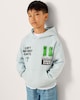 image 2 of Minecraft Cotton Rich Hoodie in Blue