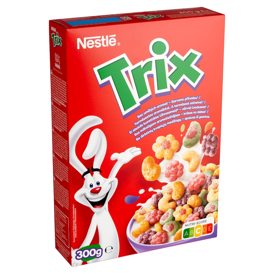 Nestlé Trix Fruit-Flavored Crunchy Cereal with Vitamins and Minerals 300 g