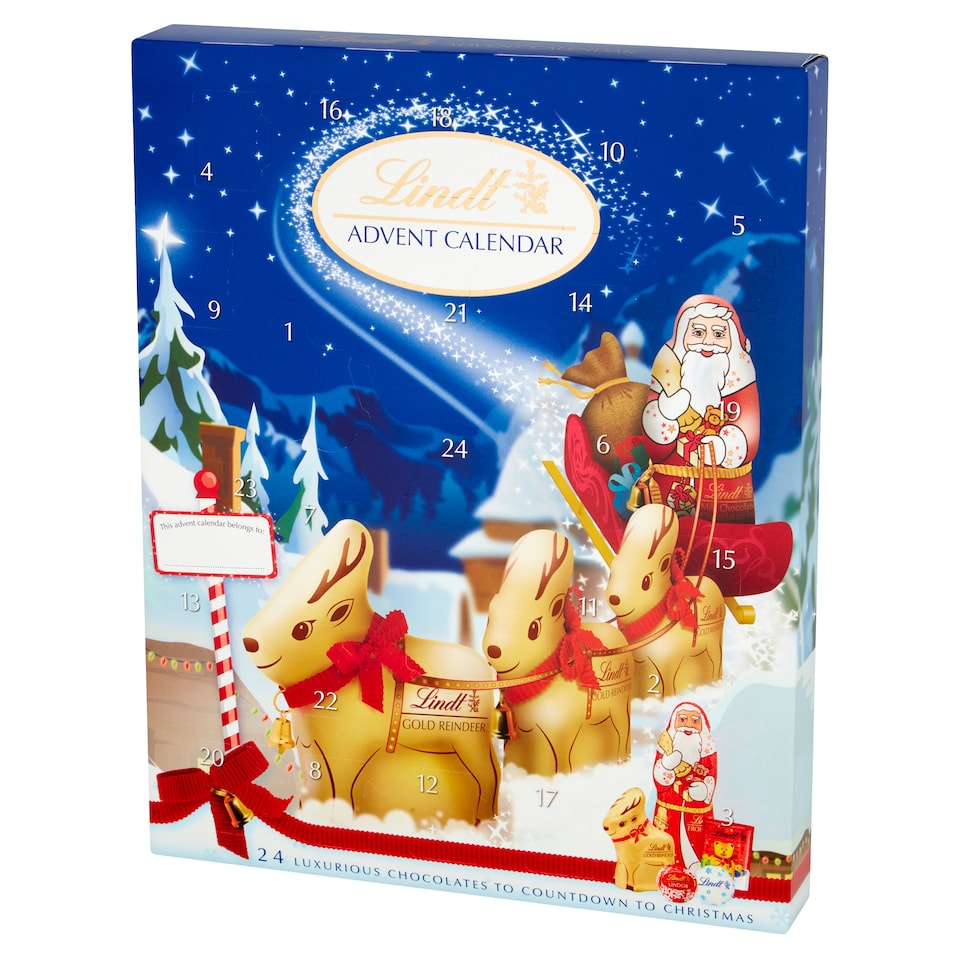 image 1 of Lindt Advent Calendar 160G