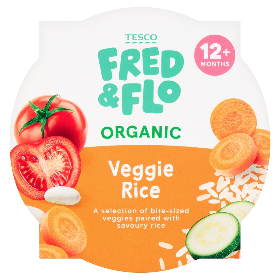 TESCO FRED & FLO Organic Veggie Rice 200g