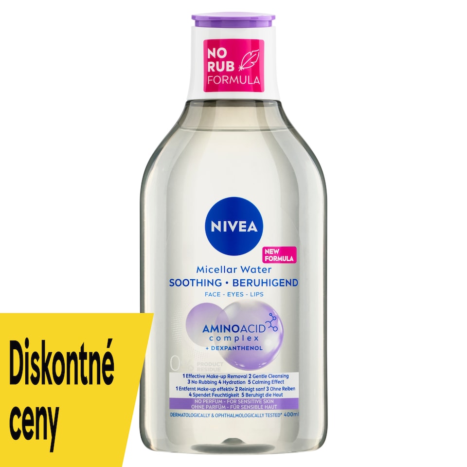 obrázok 1 z Nivea Upokojujúca micelárna voda pre citlivú pleť 400 ml