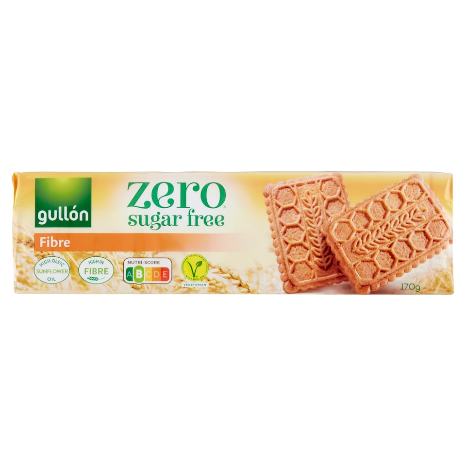 image 1 of Gullón Sugar-Free Biscuits with Fibre, with Sweetener 170 g