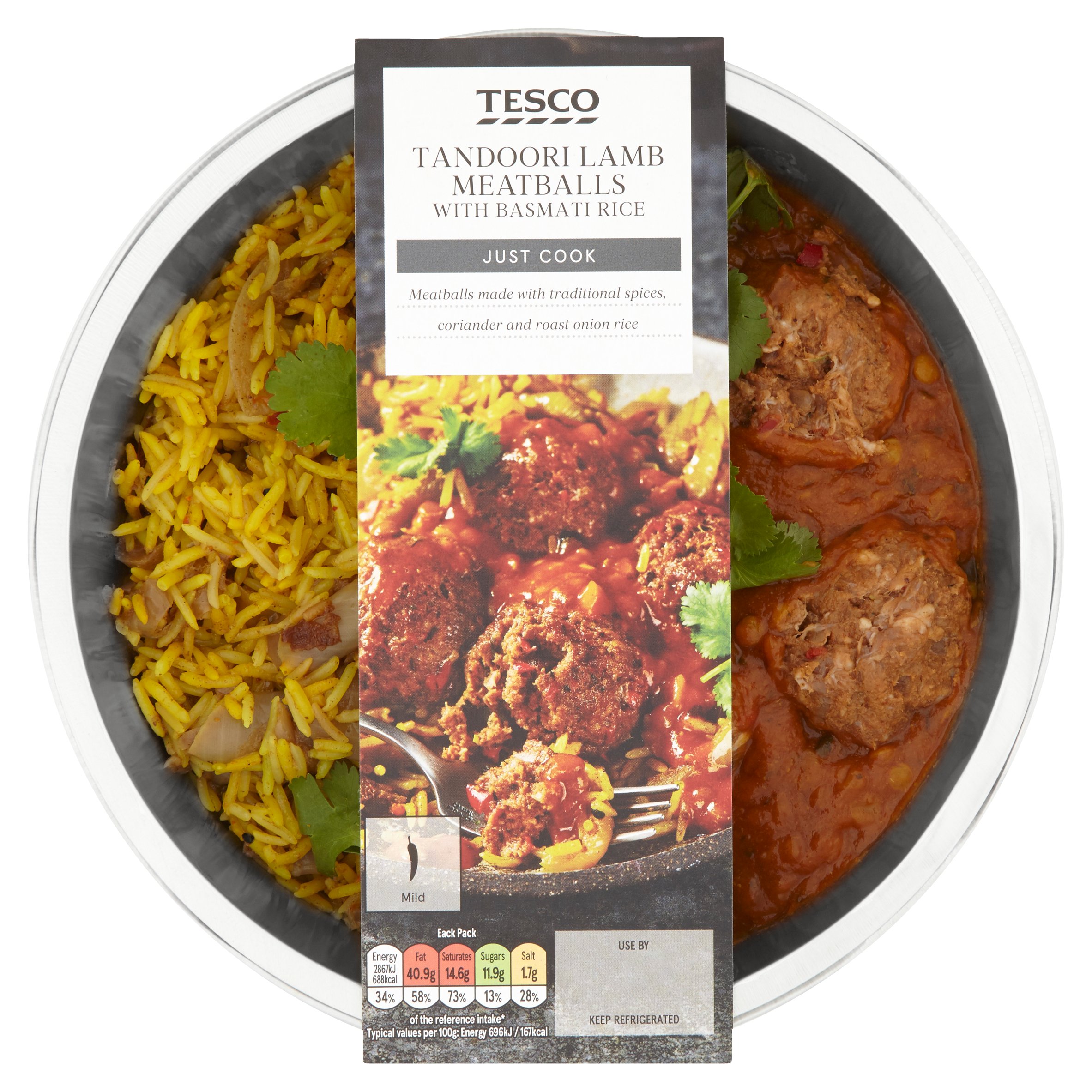 T. Tandoori Lamb Meatball \u0026 Rice 420g 
