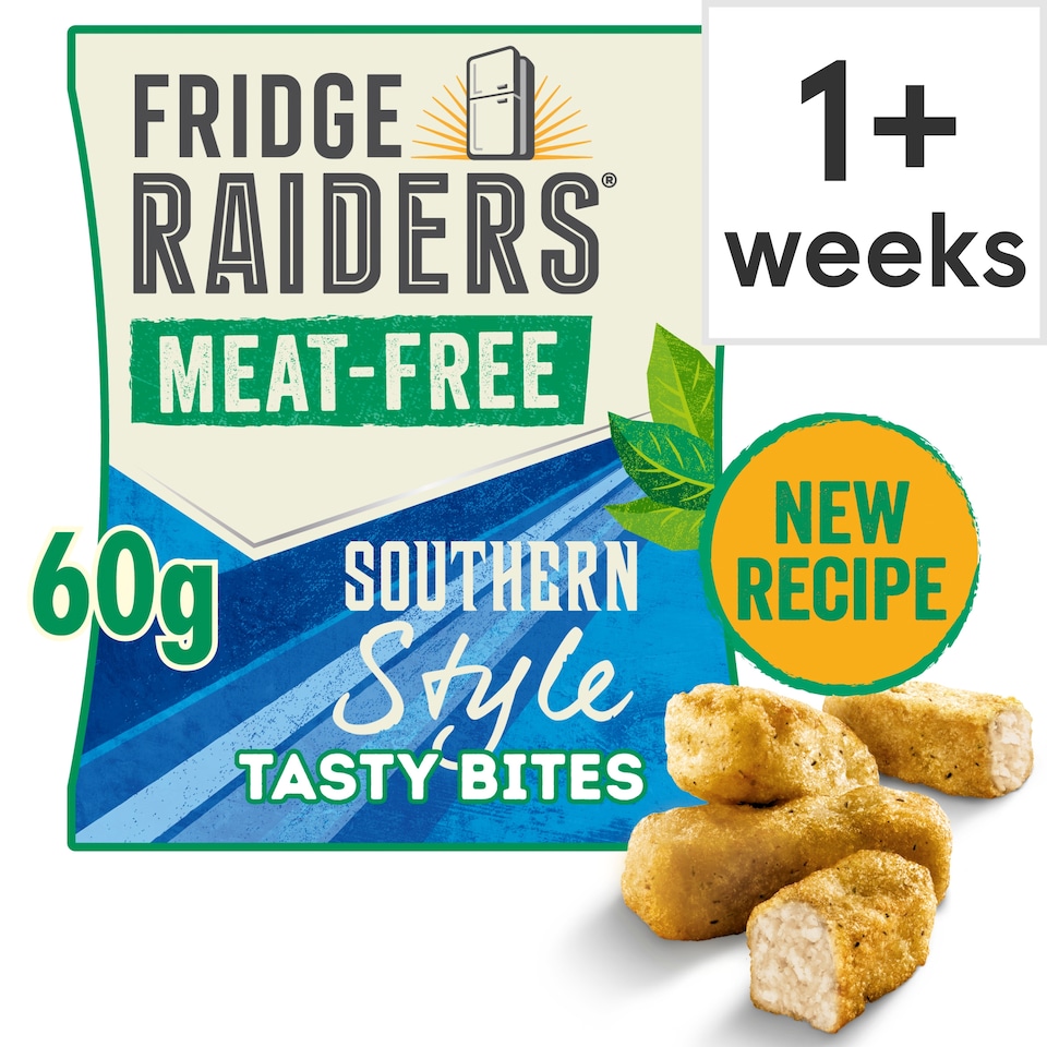 Fridge Raiders Meat-Free Vegan Southern Style Tasty Bites 60g
