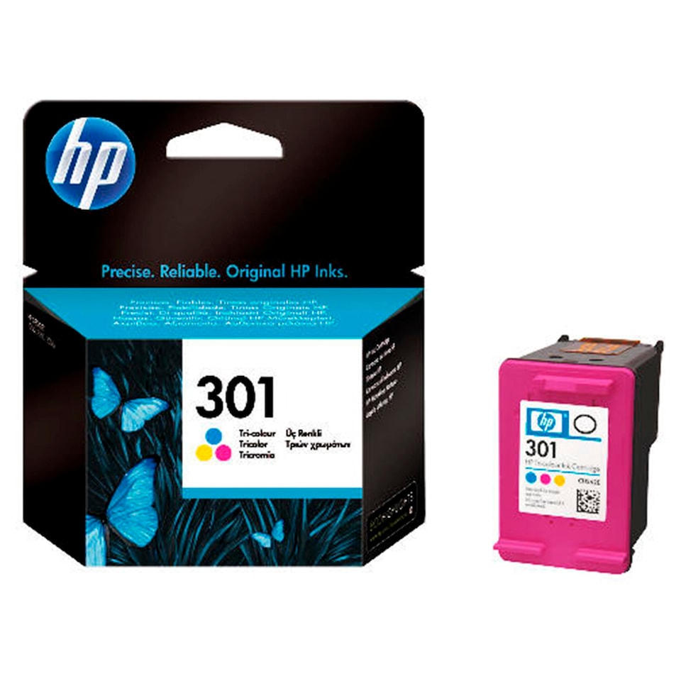 image 1 of Hp 301 Tri Color Printer Ink Cartridge