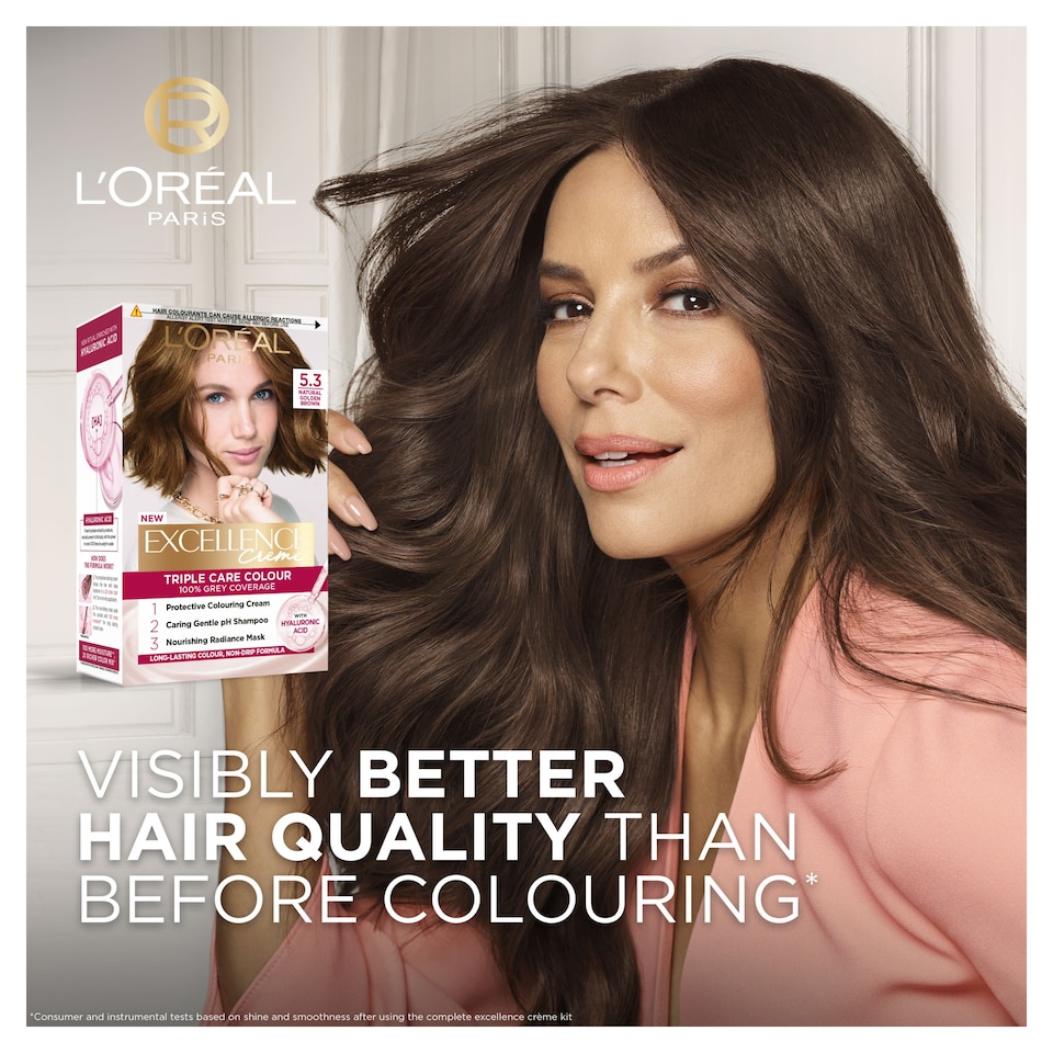image 1 of L'Oreal Paris Excellence Creme 5.3 Natural Golden Brown Permanent Hair Dye