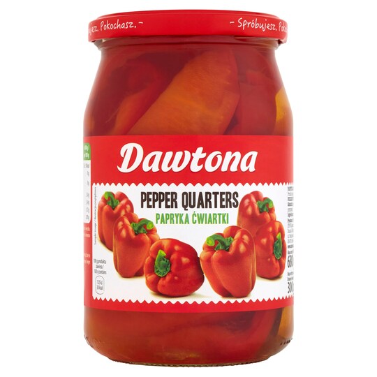 Dawtona Pickled Red Peppers 680G Tesco Groceries