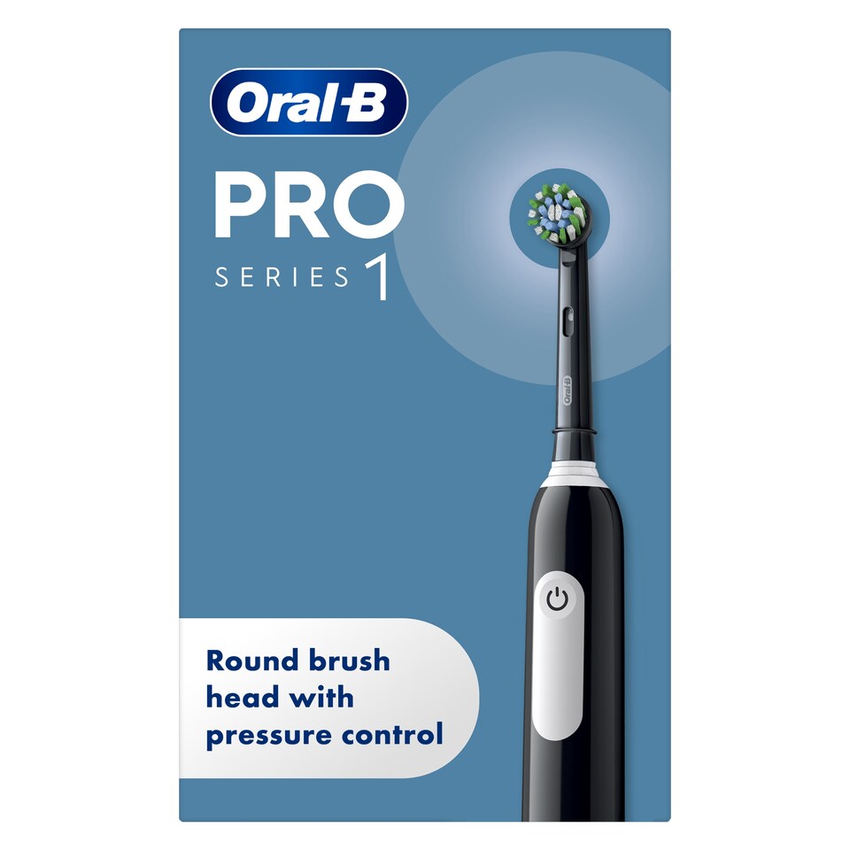 image 1 of Oral-B Pro 1 C/Actn Electric Toothbrush Black