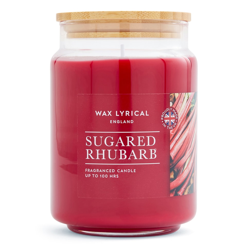 Wax Lyrical Sugared Rhubarb Candle 475g