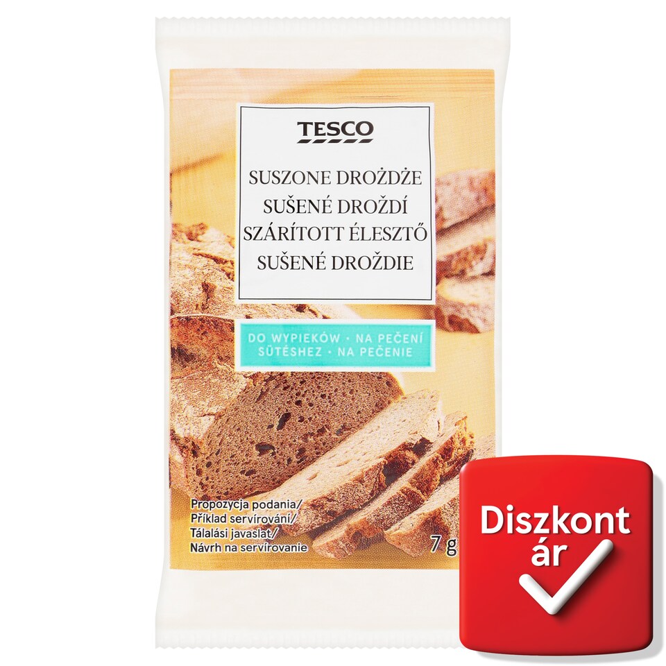 Tesco szárított élesztő 5 x 7 g