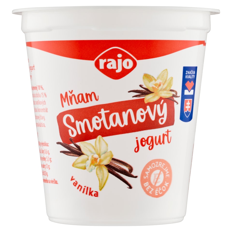 obrázok 1 z Rajo Mňam Jogurt smotanový vanilka 145 g