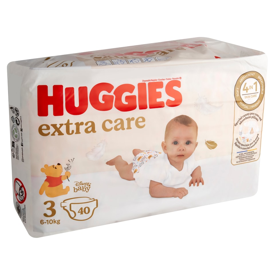 Huggies Extra Care 3, 6-10 kg, nadrágpelenka 40 db  1. kép