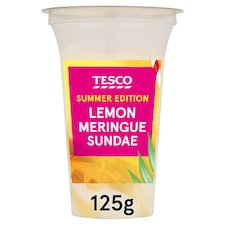 Tesco Lemon Meringue Sundae 125g