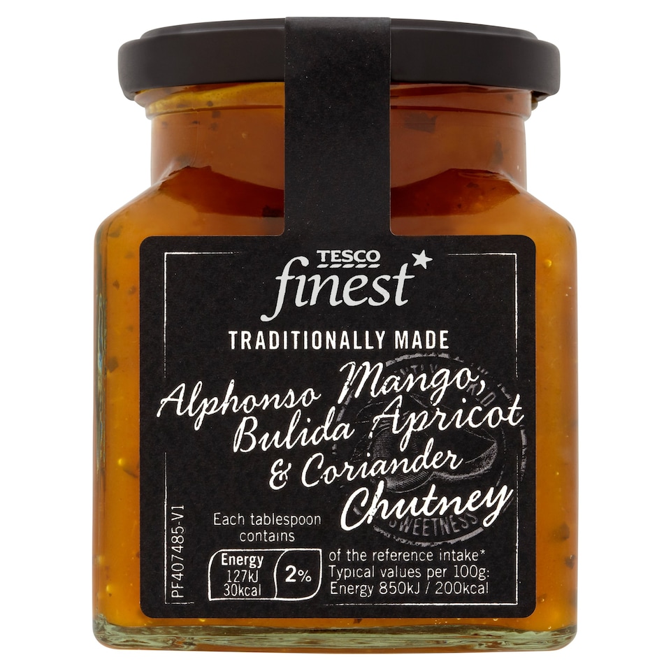 Tesco Finest Mango Apricot And Coriander Chutney 300G