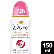 Dove Advanced Care Go Fresh Pomegranate 72h Antiperspirant Deodorant 150ml