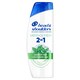 Obrázek 1 pro produkt Head & Shoulders Menthol Fresh 2in1 Šampon proti Lupům 330 ml. Osvěžující Mentolová Vůně