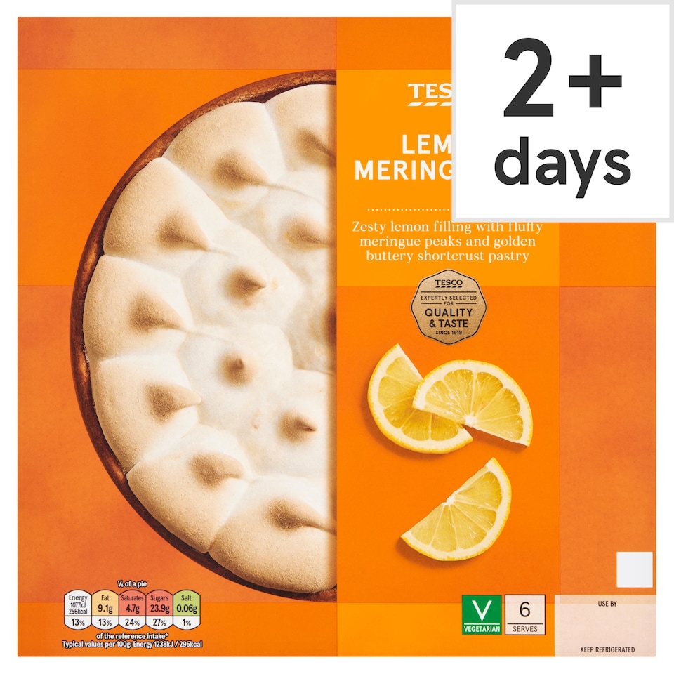 Tesco Lemon Meringue Pie 520G