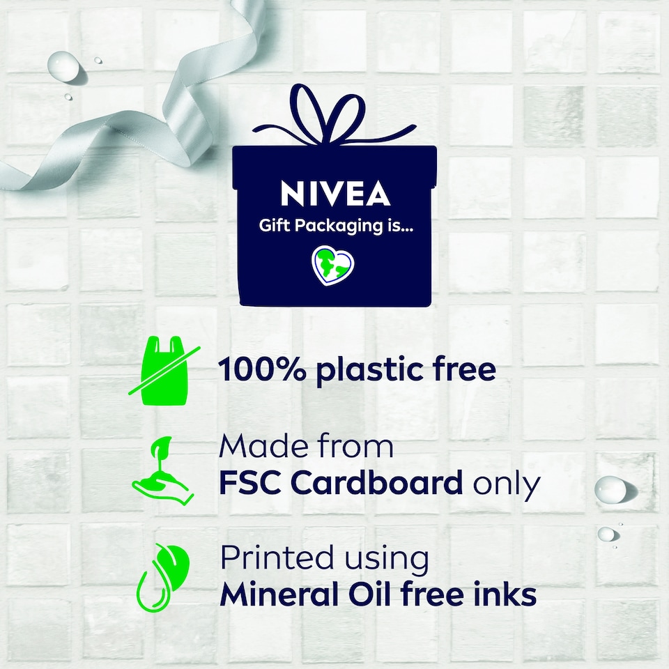 image 1 of NIVEA MEN Feel Calm and Smooth Sensitive Shave Gift Set
