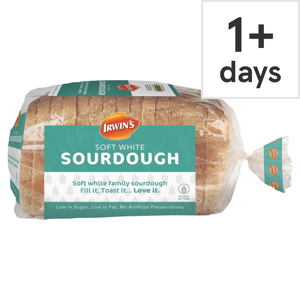 Irwin's Soft White Sourdough Family Bread 720g