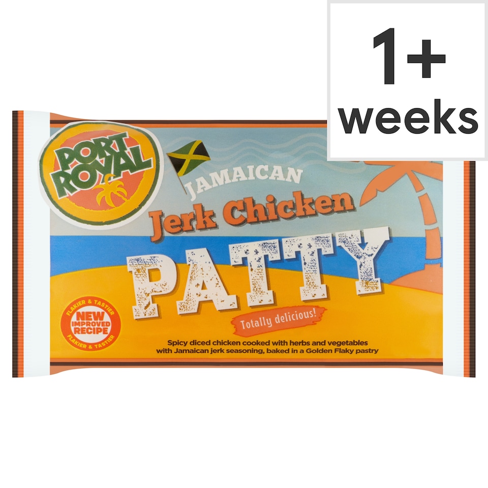 image 1 of Port Royal Jamaican Jerk Chicken Patty 140g