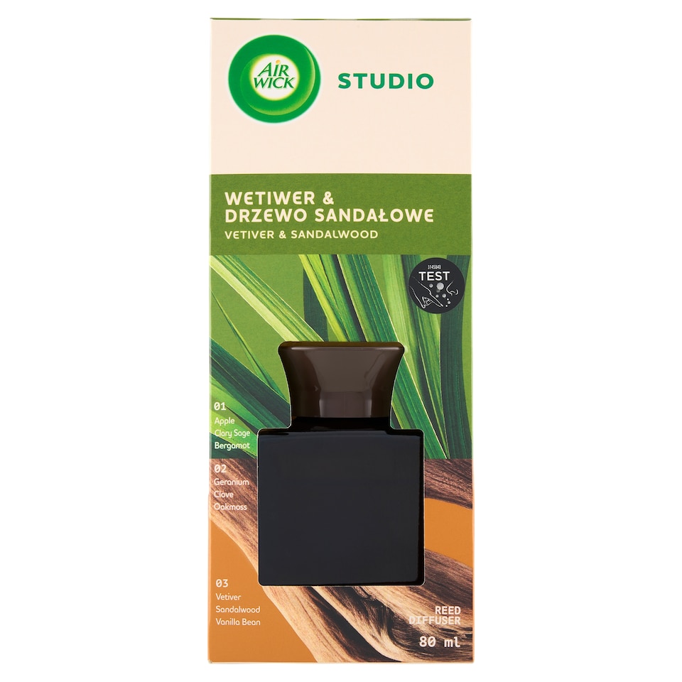 obrázok 1 z Air Wick Vonné tyčinky vetiver a santalové drevo 80 ml