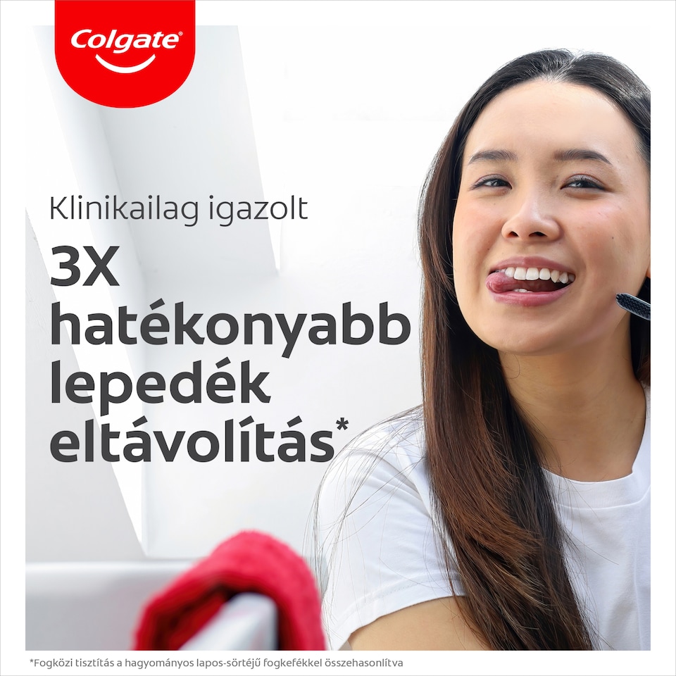 image 1 of Colgate Slim Soft Charcoal manual toothbrush 1 pc