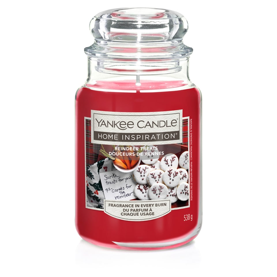 Yankee Candle Large Jar Reindeer Treats 538G