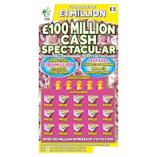 £100MCashYellow Scratchcard