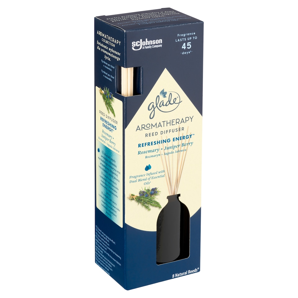 obrázok 1 z Glade Aromatherapy Refreshing Energy osviežovač vzduchu vonné tyčinky 80 ml