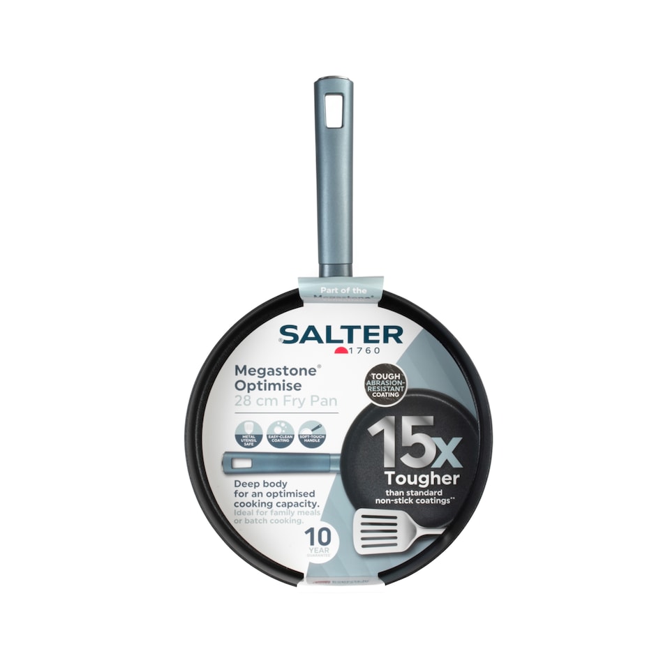 image 1 of Salter Megastone X15 Optimise Frypan 28Cm