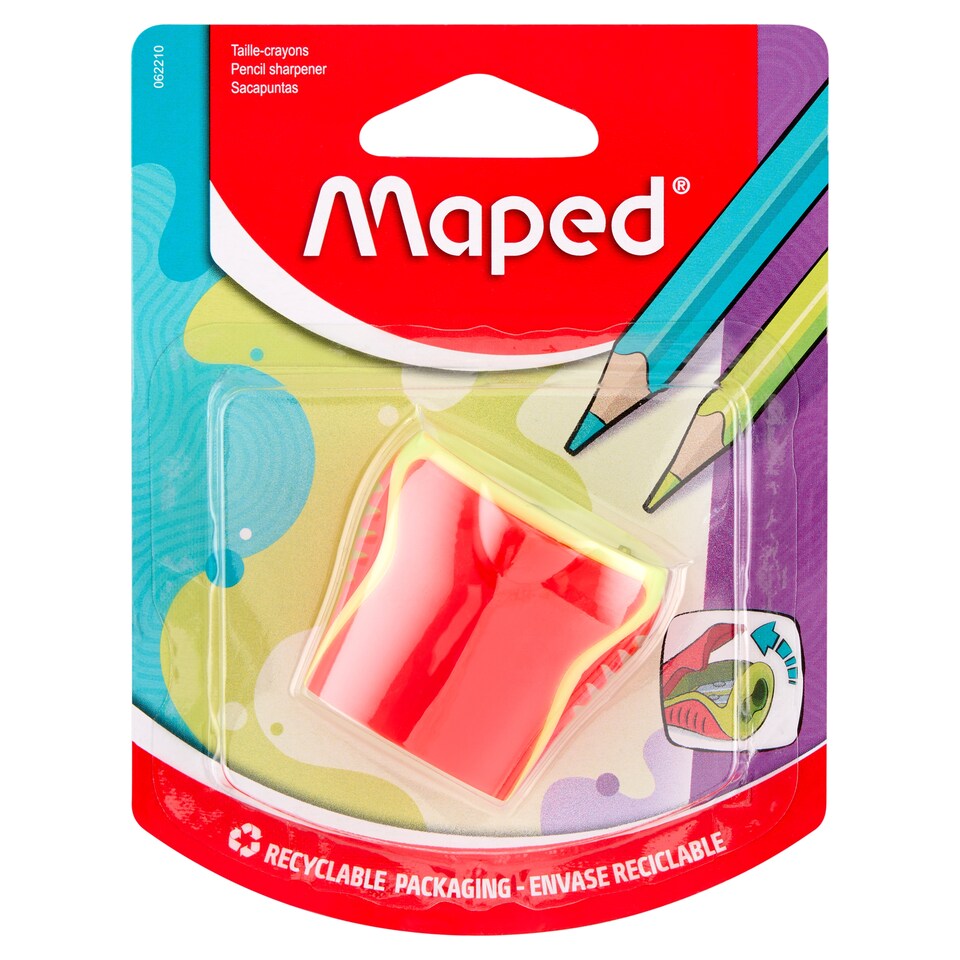 Maped Boogy kétlyukú tartályos hegyező, vegyes színek